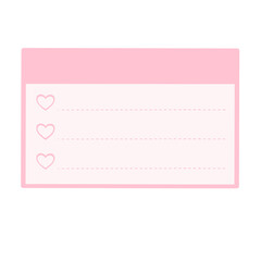 Pink planner template set.	