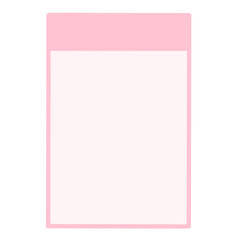 Pink planner template set.	