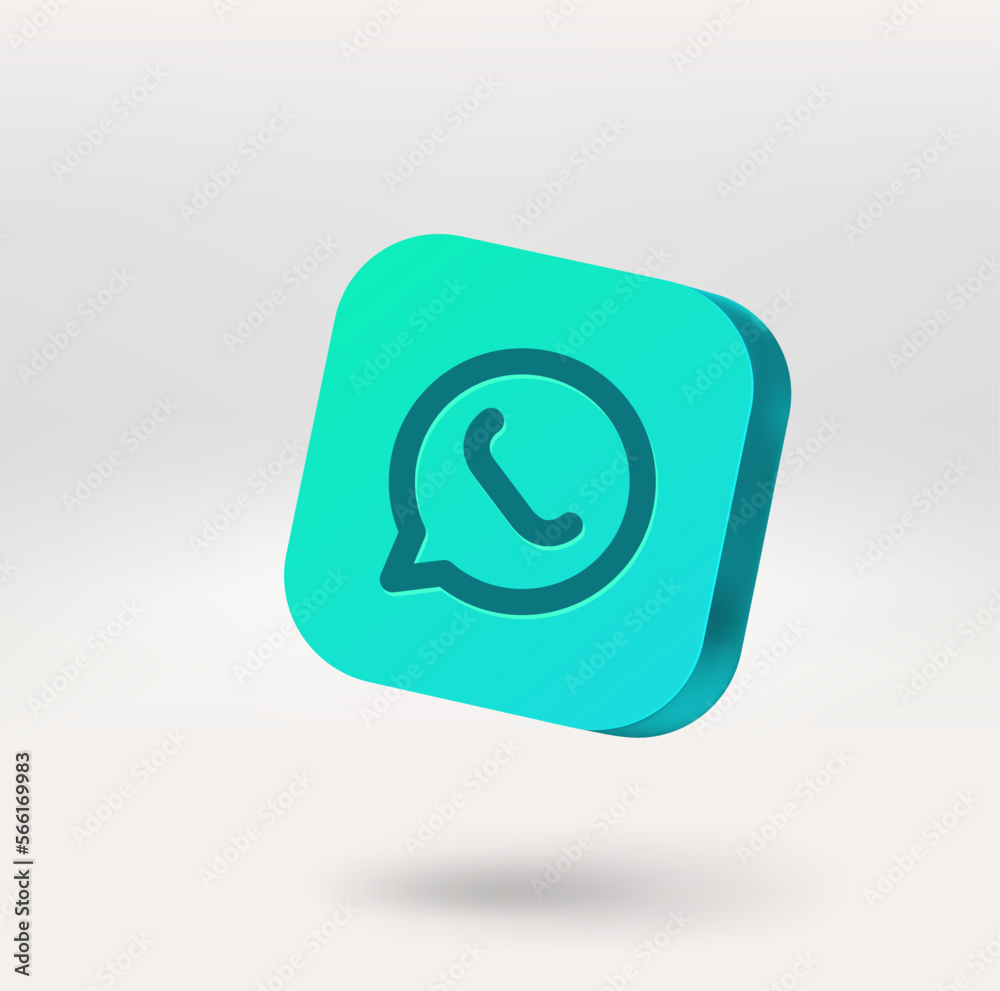 Poster Internet search icon. Mobile application icon. 3d vector icon isolated on white background