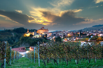 Barolo village in Italy - 566170714