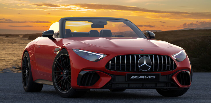 New Mercedes-AMG SL-a thoroughbred athlete in a smart suit