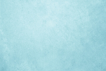 Blue light concrete texture for background in summer wallpaper. Cyan cement colour sand wall of tone vintage.