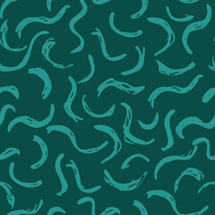 Vector Seamless Hand Drawn Scribble Pattern. Minimal Artistic Sketch Endless Print.
