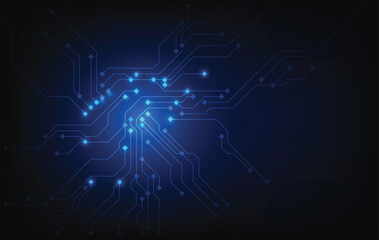 abstract circuit networking blockchain concept background.