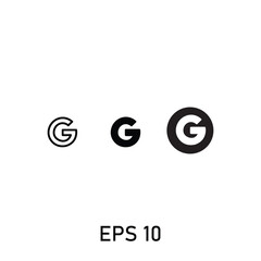 google letter G icon or logo Web design, mobile app.