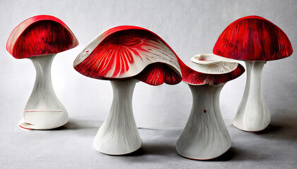 mushroom red and white