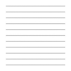 Black writing lines.	
