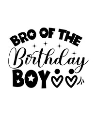 Bro Of The Birthday Boy SVG