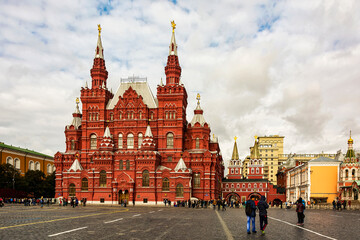 The building of the State Historical Museum. View from the Red Square