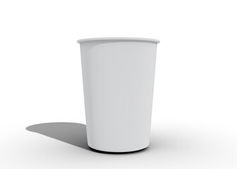 Coffee paper cups mockup