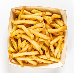 french fries in the box