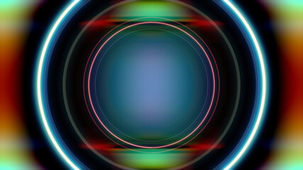 Abstract fantasy background with figures