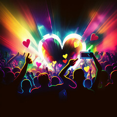 Valentine´s day, AI Generated, raving love.