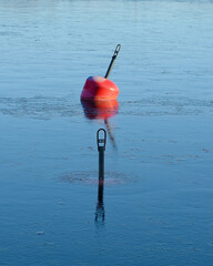 Buoys, buoy, water, float, red, object
