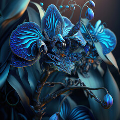Obraz premium Orchid - generated by Generative AI 
