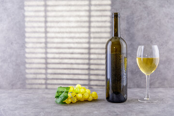 Obraz premium Weißwein im Glas