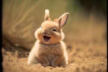 happy rabbit, generative ai