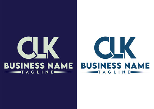Letter CLK logo design vector template, CLK logo
