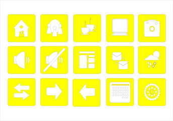 vector illustration, vector icons for phone, editable stroke icons