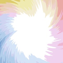 Fototapeta na wymiar Abstract pastel colored border frame