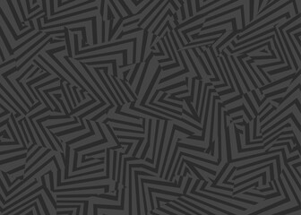 Abstract dark background with seamless dazzle camouflage pattern