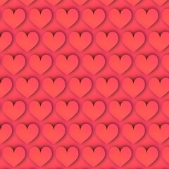 seamless pattern with hearts