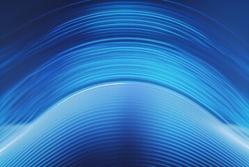 Fototapeta premium abstract blue waves background. AI generated