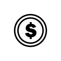 Coin Flat Icon