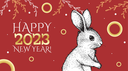 Bunny New Year banner 2-03