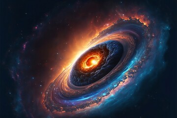 Astral Oasis - Galactic Wallpaper - Generative AI