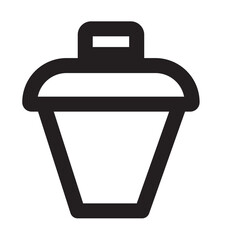 Bin, Outline Icon