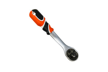 Socket wrench isolated on a white background