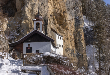 Einsiedelei am Palfen in Saalfelden im Winter.