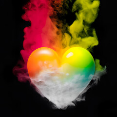 Colorful Heart in the Sky - A Valentine's Day Celebration with Reggae Love 