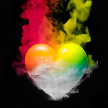 Colorful Heart in the Sky - A Valentine's Day Celebration with Reggae Love 