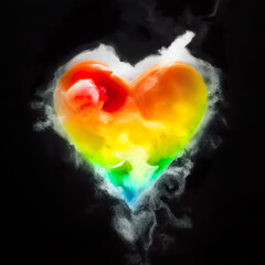 Heartfelt Love - 3D Heart Shapes in Red for a Passionate and Romantic Valentine's Day Celebration