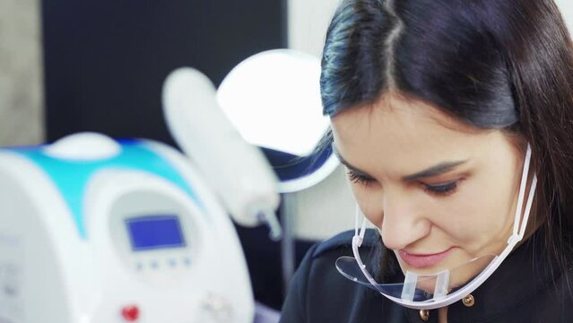 facial rejuvenation procedure, salon master, handsome man