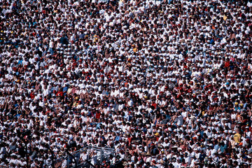 NASCAR racing fans watch the action in Phoenix Arizona