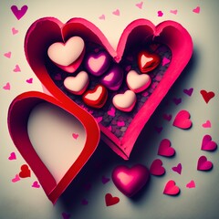 Valentine's Day, Generative AI Illustration