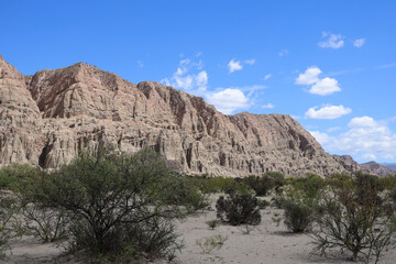 Le formazioni rocciose tra le città di Puerta de Corral Quemado e Villa Vil. Catamarca. Argentina