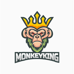 Monkey king logo design