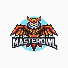 Master owl logo design