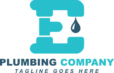 E Plumbing Logo, E plumber logo, E plumber icon