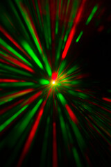 abstract background with bursting laser lights