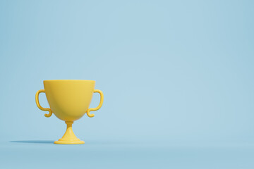 3d rendering sprots trophy picture