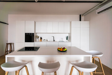 Beautiful and spacious kitchen in an elegant home