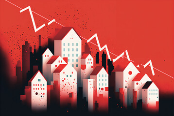Property prices tumble - housing market crash