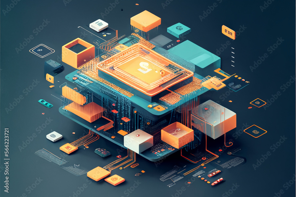 Poster no code and low code development platforms, generative ai
