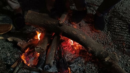 Camp fire High Quality Image captured with Redmi Note 12 pro plus 200mp Samsung hpx camera sensor