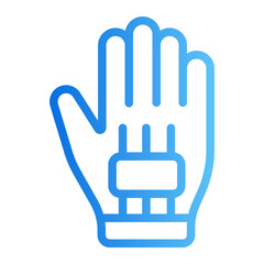 glove gradient icon